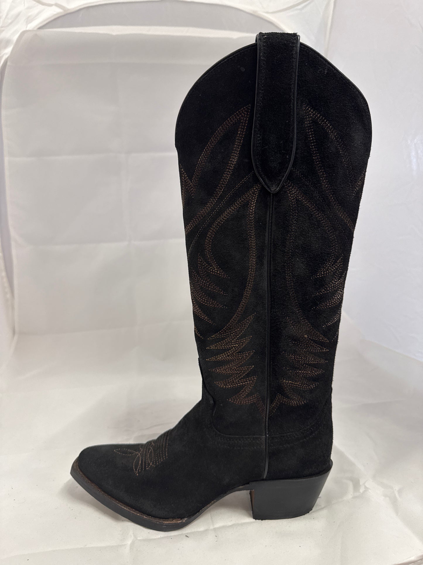 JUSTIN Clara Black Suede VN4466